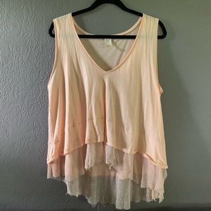 Boho Distressed Tank